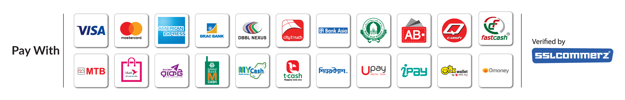 Pay with SSLCommerz